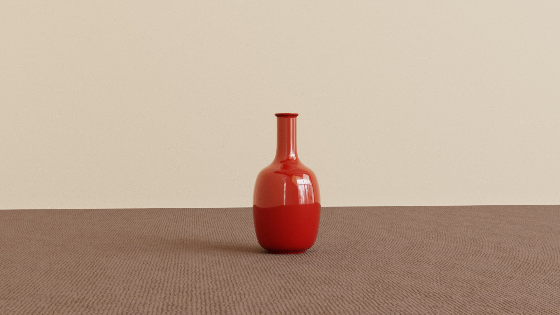 Red Vase